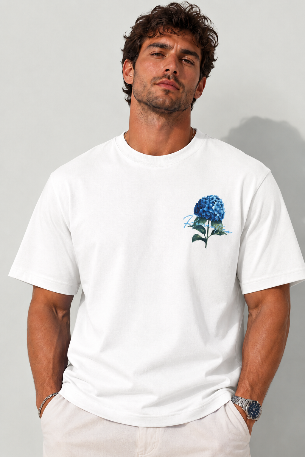 T-SHIRT ROMANTICO - GRAY